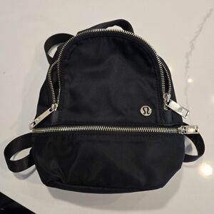lululemon athletica Black Mini Backpack